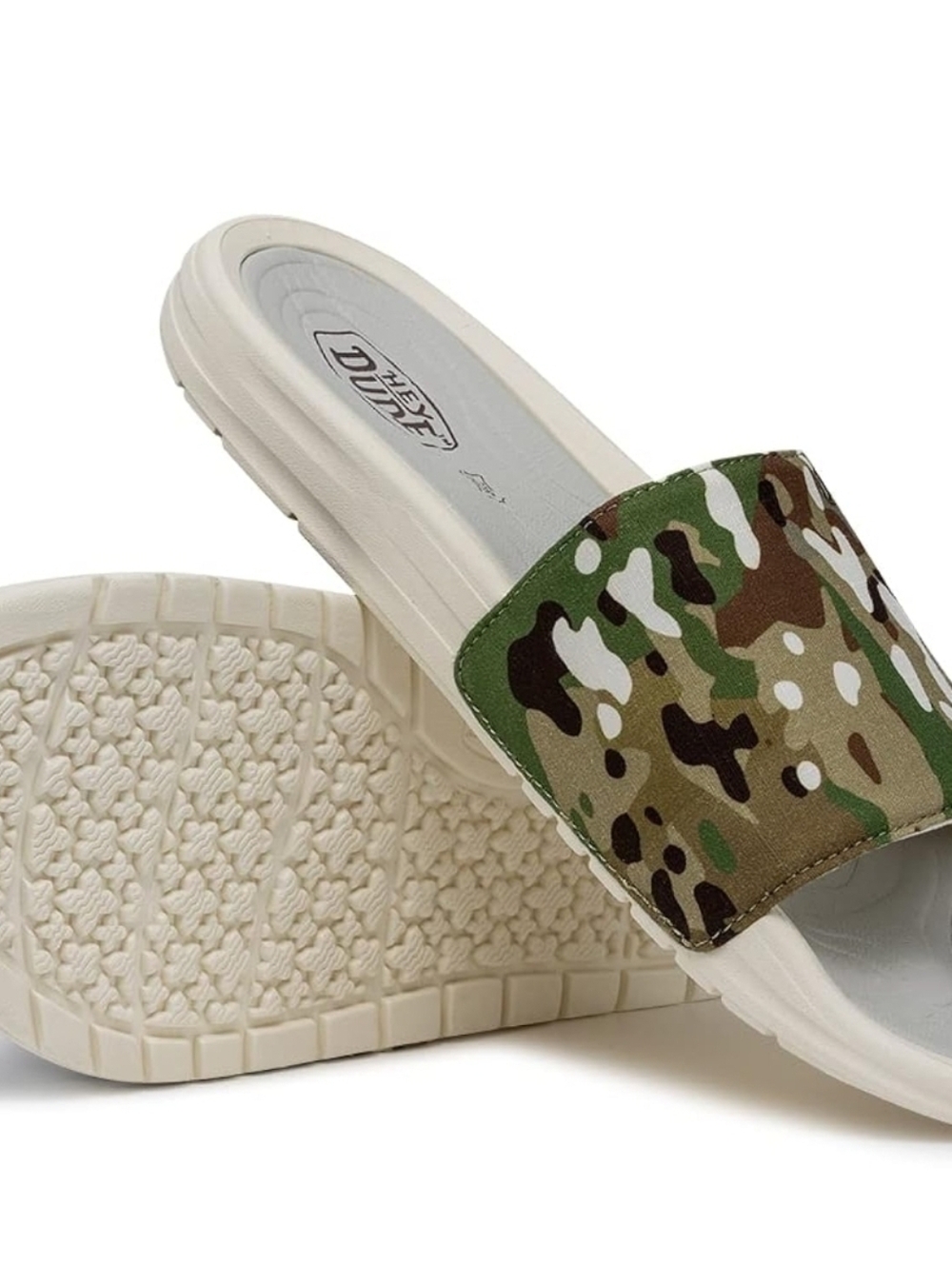 NEW Hey Dude Men's Phoenix Camo Slide Sandals Size 11 (40128-90H) - Picture 2 of 6